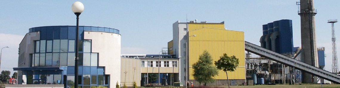 Baner Miejskiego Przedsiębiorstwa Energetyki Cieplnej w Lesznie