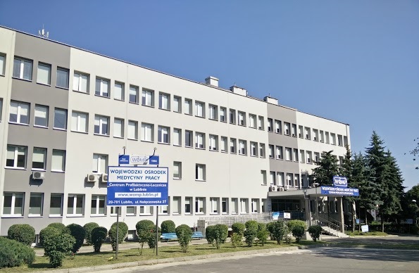 Budynek Wojewódzkiego Ośrodka Medycyny Pracy Centrum Profilaktyczno-Leczniczego w Lublinie