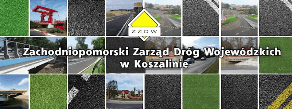 Baner Zachodniopomorskiego Zarządu Dróg Wojewódzkich