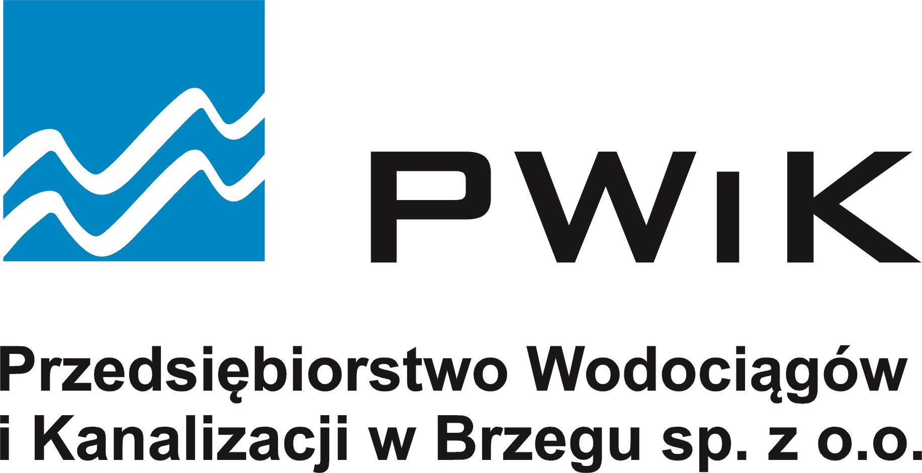 Logo Przedsiębiorstwa Wodociągów i Kanalizacji w Brzegu Sp. z o.o.