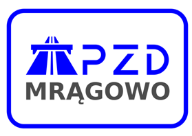 Logo Powiatowego Zarządu Dróg w Mrągowie