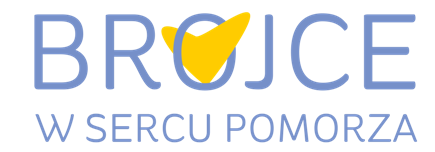 Logo gminy Brojce, jasnoniebieskie
