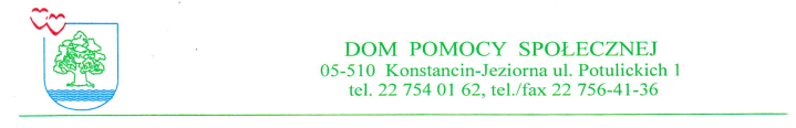 Logo Domu Pomocy Społecznej w Konstancinie-Jeziornie