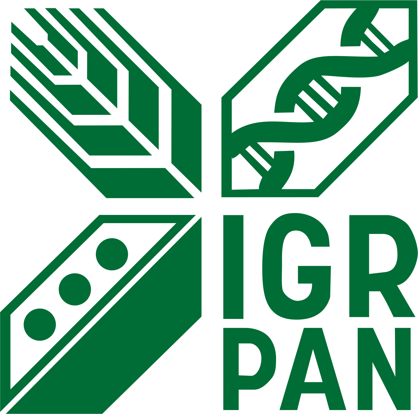 Logo Instytutu Genetyki Roślin Polskiej Akademii Nauk w Poznaniu