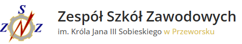 Logo Zespołu Szkół Zawodowych im. Króla Jana III Sobieskiego w Przeworsku