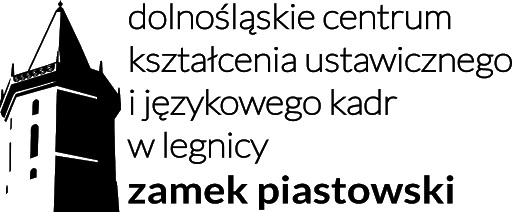 Logo Dolnośląskiego Centrum Kształcenia Ustawicznego i Językowego Kadr w Legnicy