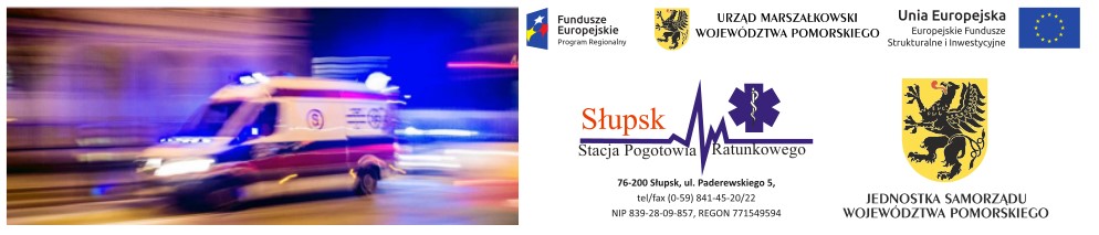 Baner graficzny Stacji Pogotowia Ratunkowego w Słupsku