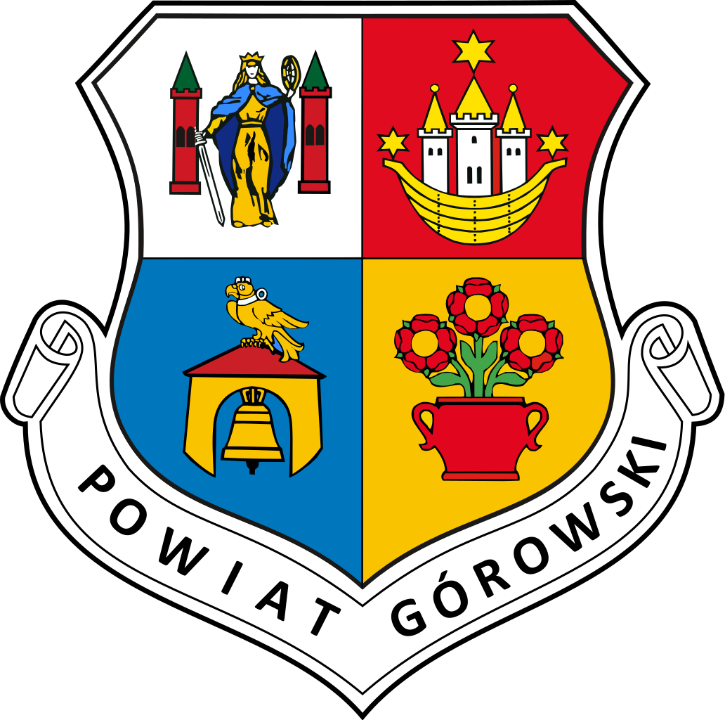 Na obrazku znajduje się logo Powiatu Górowskiego.